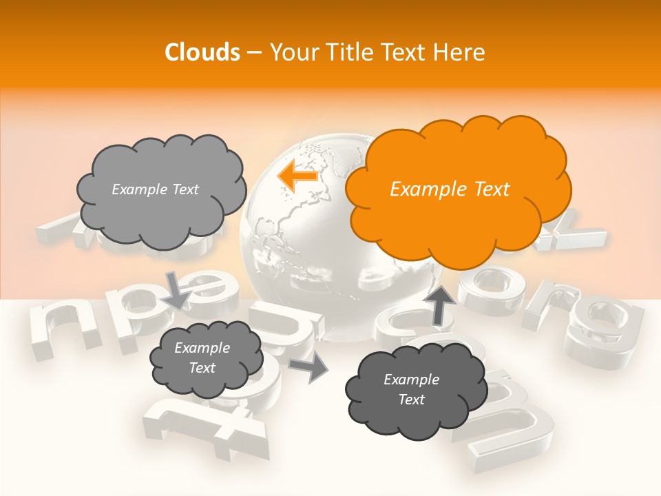 Commerce Global Communication PowerPoint Template