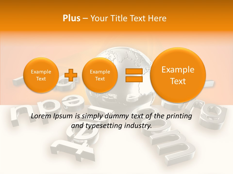 Commerce Global Communication PowerPoint Template