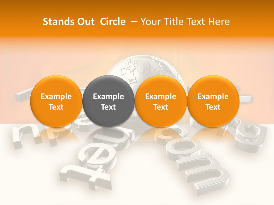 Commerce Global Communication PowerPoint Template