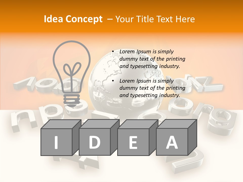 Commerce Global Communication PowerPoint Template