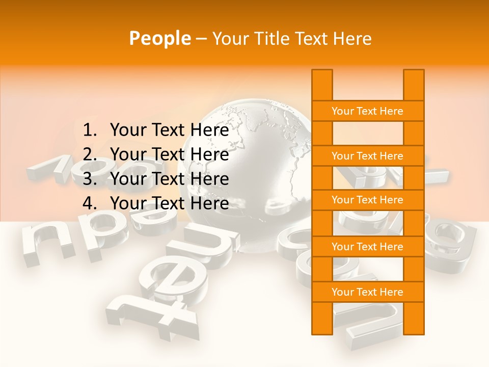 Commerce Global Communication PowerPoint Template