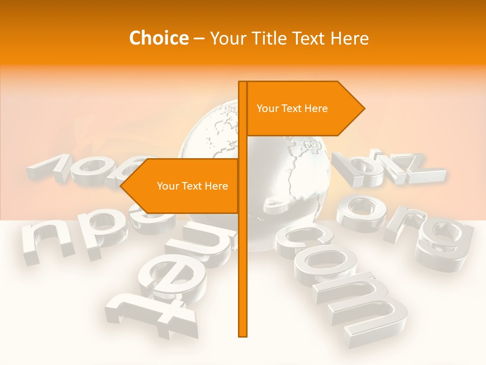 Commerce Global Communication PowerPoint Template