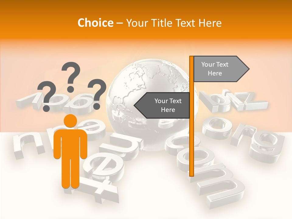 Commerce Global Communication PowerPoint Template