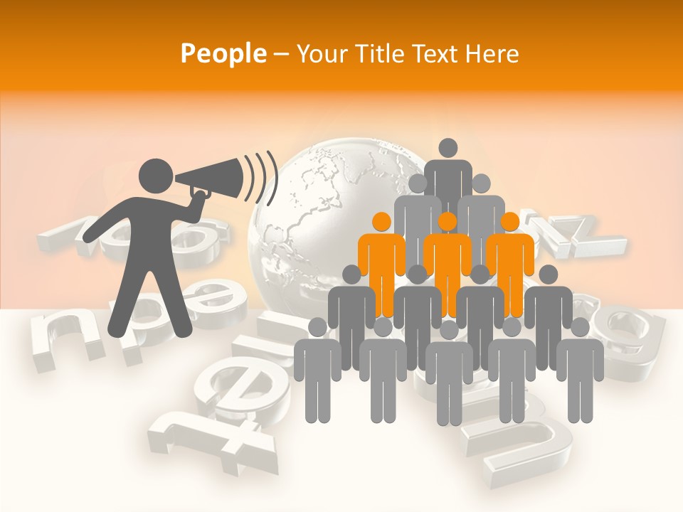 Commerce Global Communication PowerPoint Template