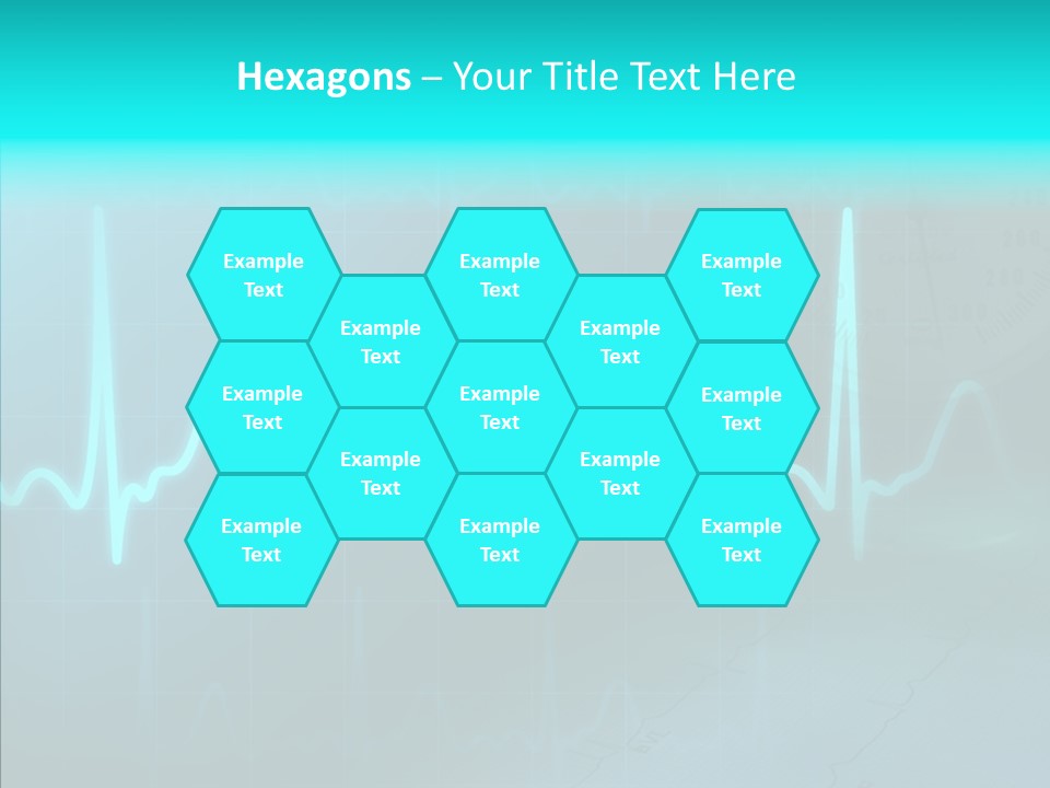 Frequency Analyze Ecg PowerPoint Template