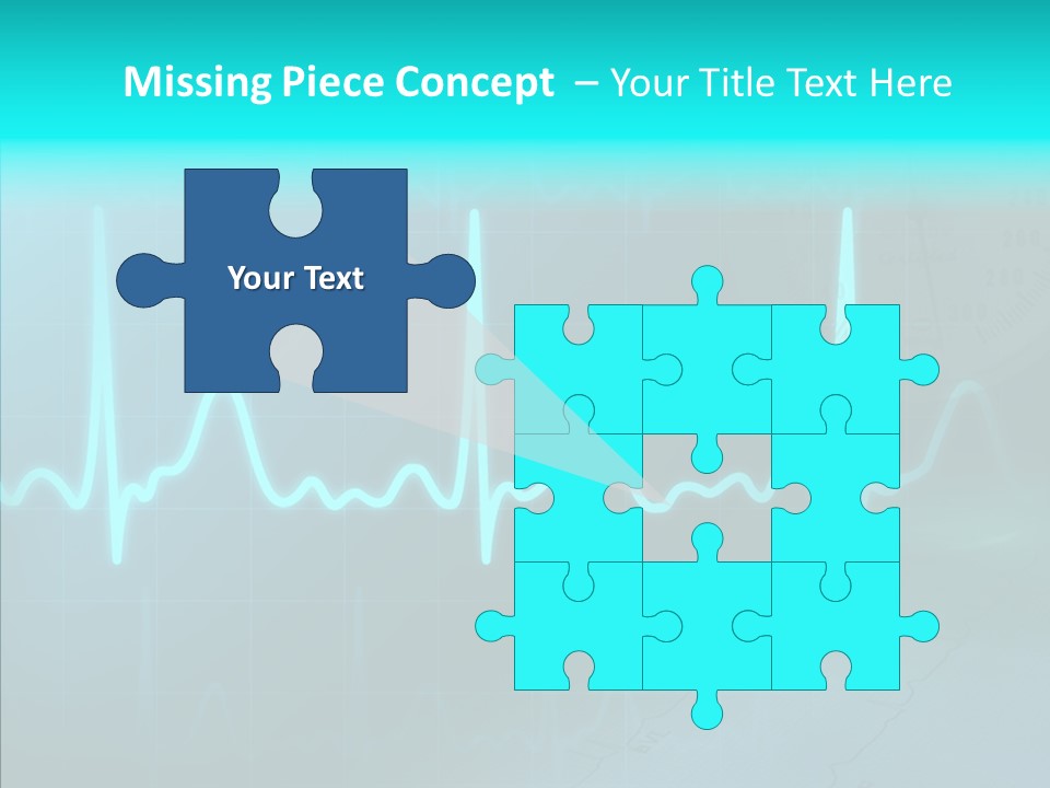 Frequency Analyze Ecg PowerPoint Template