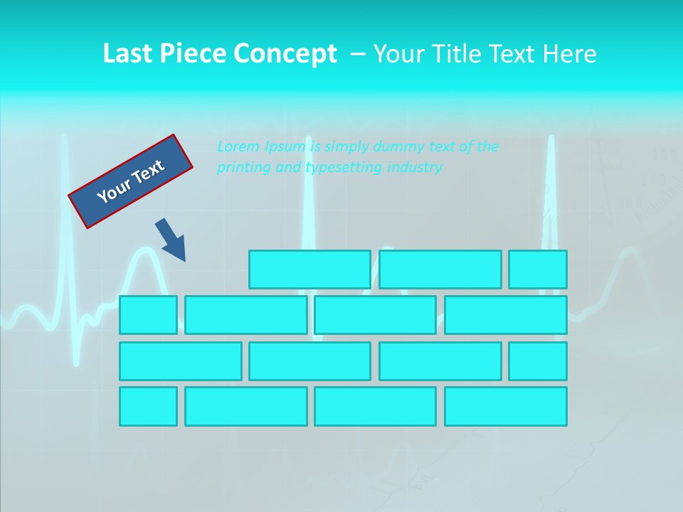 Frequency Analyze Ecg PowerPoint Template