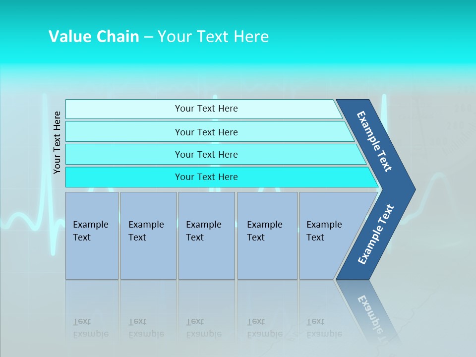 Frequency Analyze Ecg PowerPoint Template