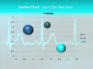 Frequency Analyze Ecg PowerPoint Template