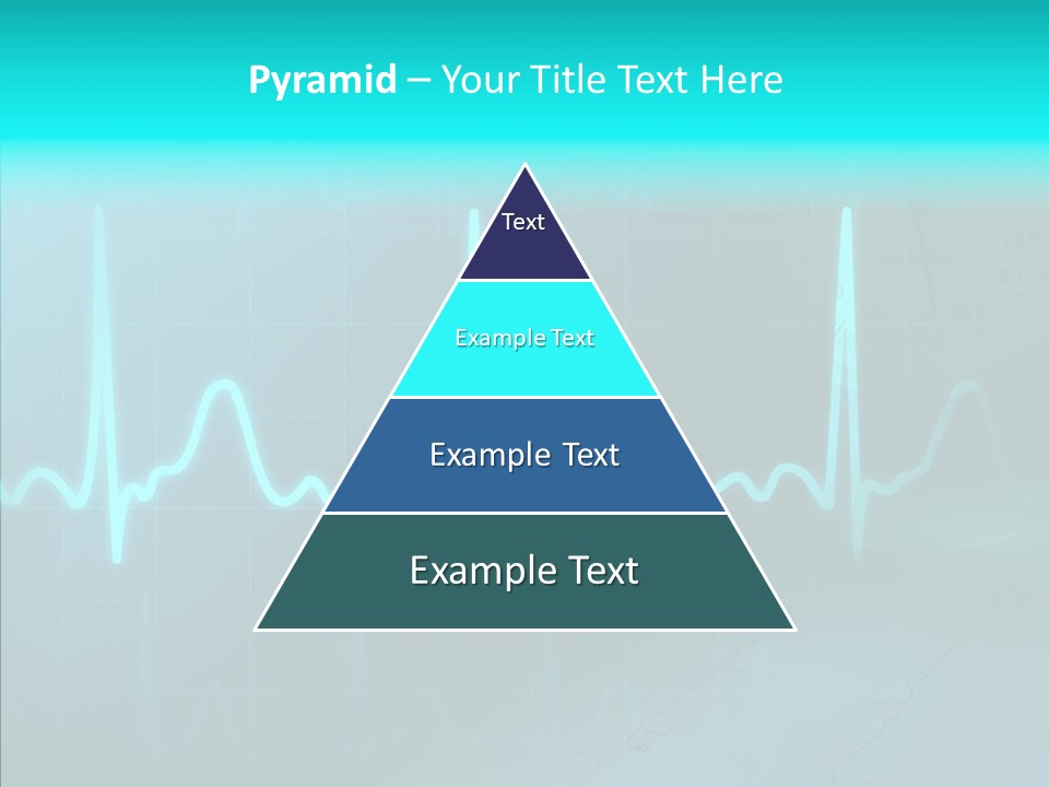 Frequency Analyze Ecg PowerPoint Template