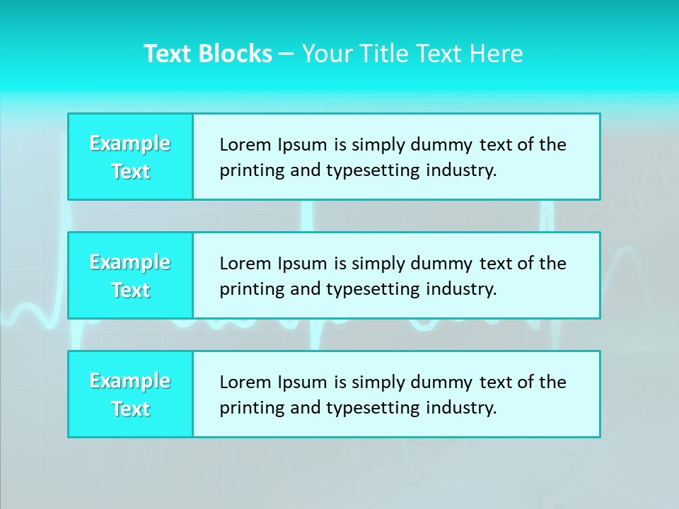 Frequency Analyze Ecg PowerPoint Template