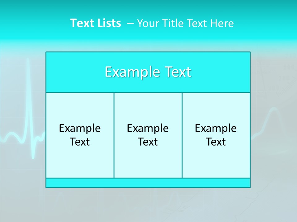 Frequency Analyze Ecg PowerPoint Template