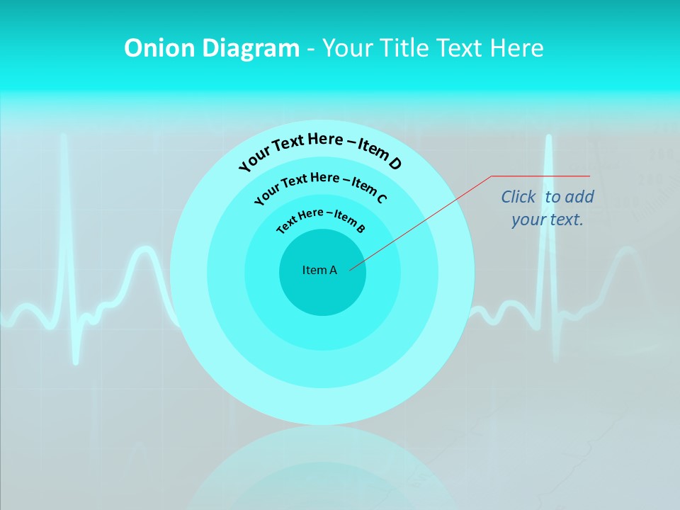 Frequency Analyze Ecg PowerPoint Template