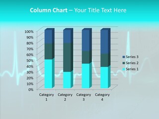 Frequency Analyze Ecg PowerPoint Template