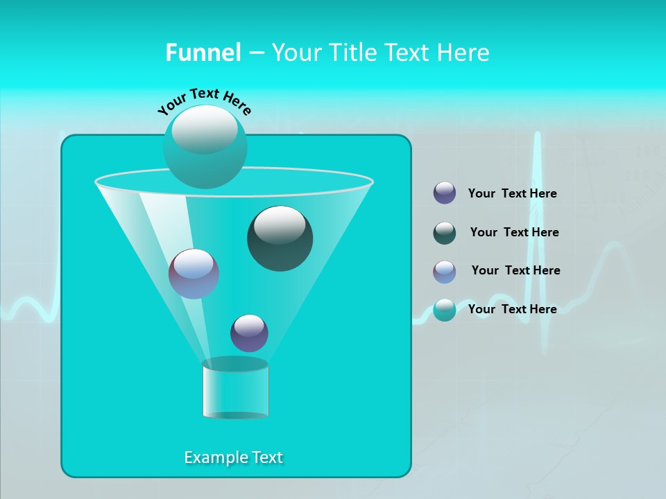 Frequency Analyze Ecg PowerPoint Template