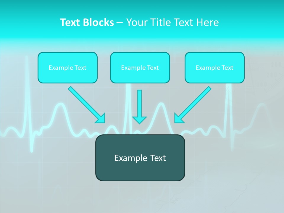 Frequency Analyze Ecg PowerPoint Template