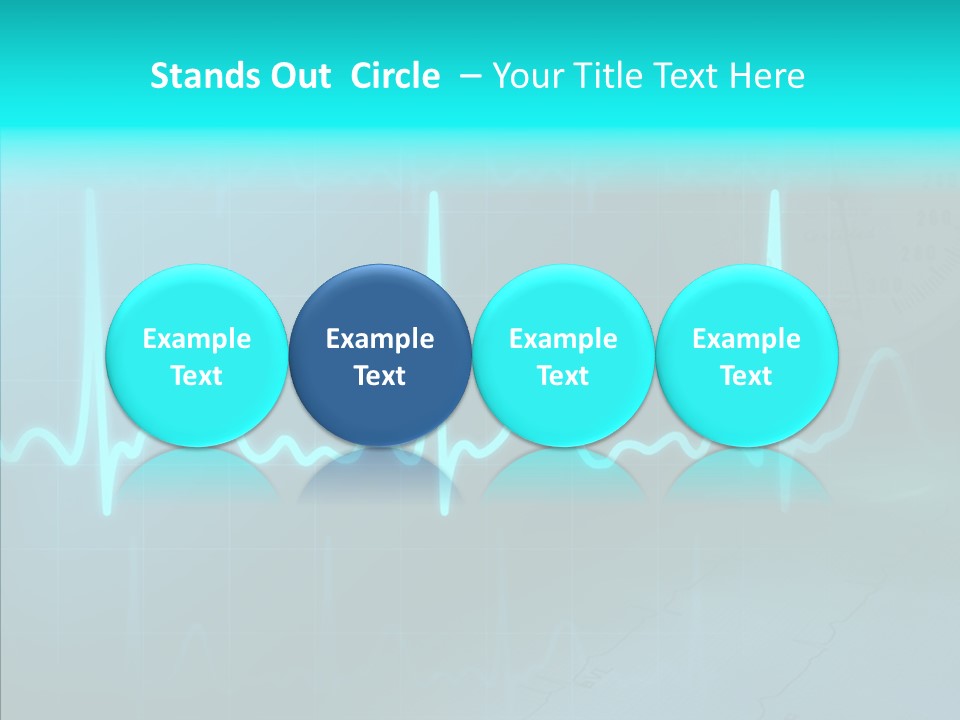 Frequency Analyze Ecg PowerPoint Template
