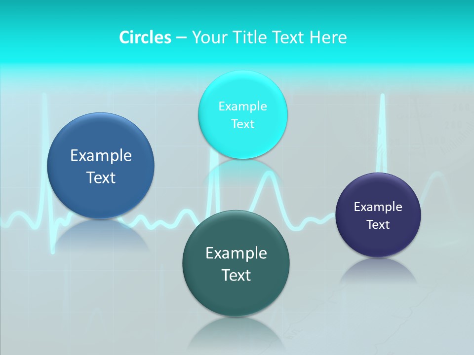 Frequency Analyze Ecg PowerPoint Template
