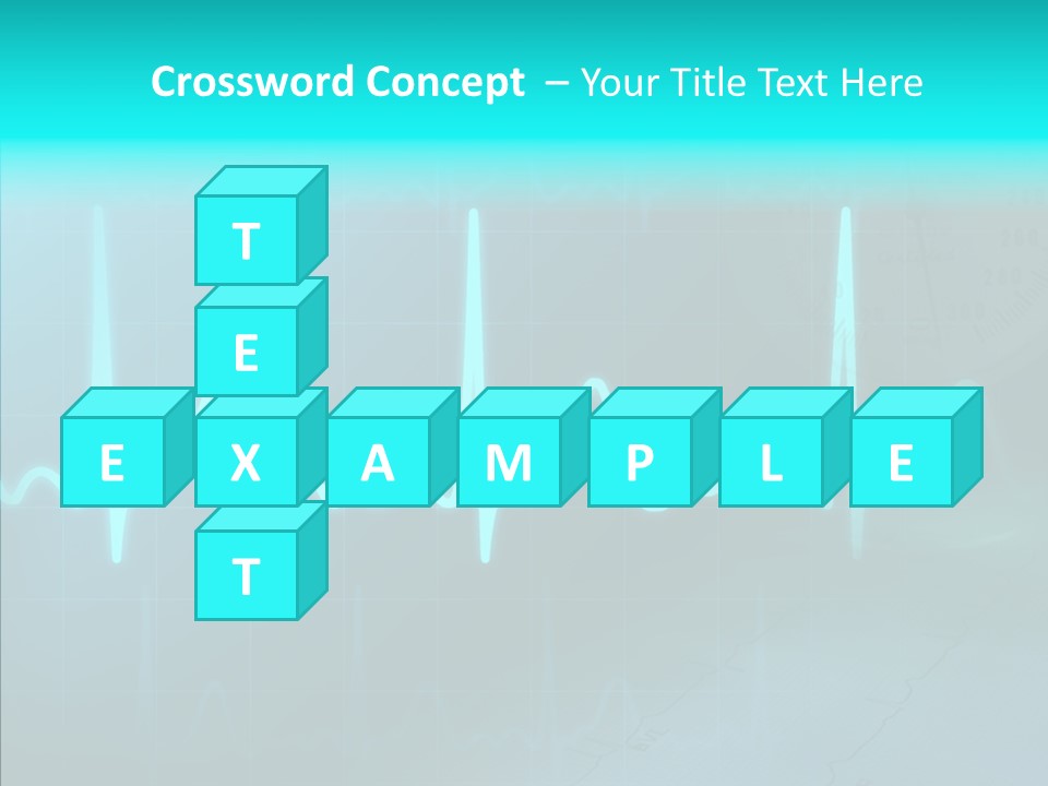 Frequency Analyze Ecg PowerPoint Template