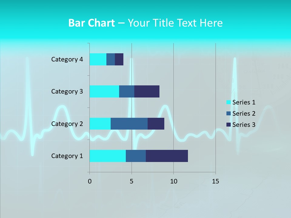 Frequency Analyze Ecg PowerPoint Template
