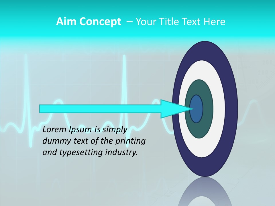 Frequency Analyze Ecg PowerPoint Template