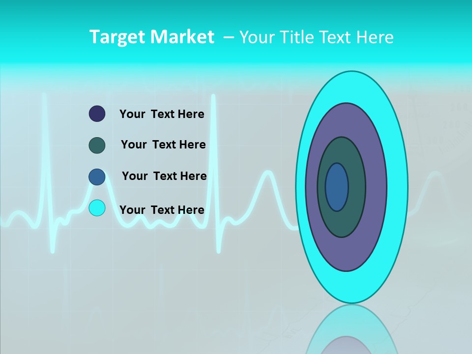 Frequency Analyze Ecg PowerPoint Template