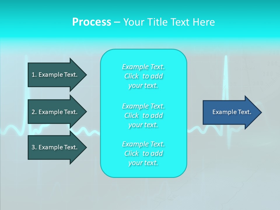 Frequency Analyze Ecg PowerPoint Template