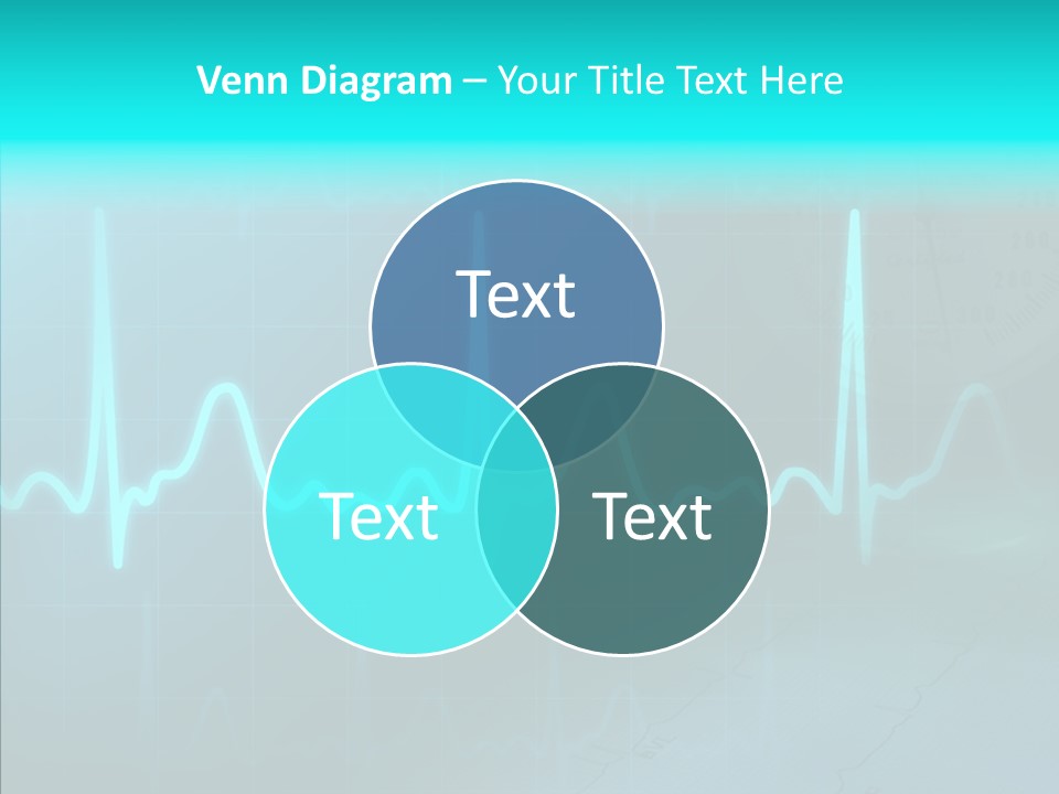 Frequency Analyze Ecg PowerPoint Template