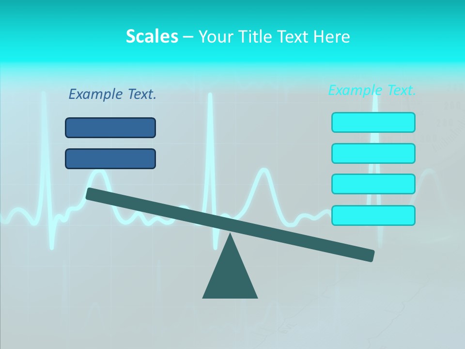 Frequency Analyze Ecg PowerPoint Template