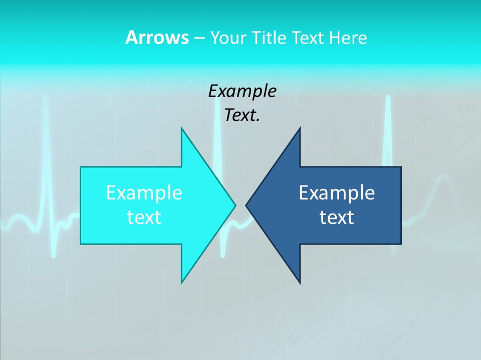 Frequency Analyze Ecg PowerPoint Template