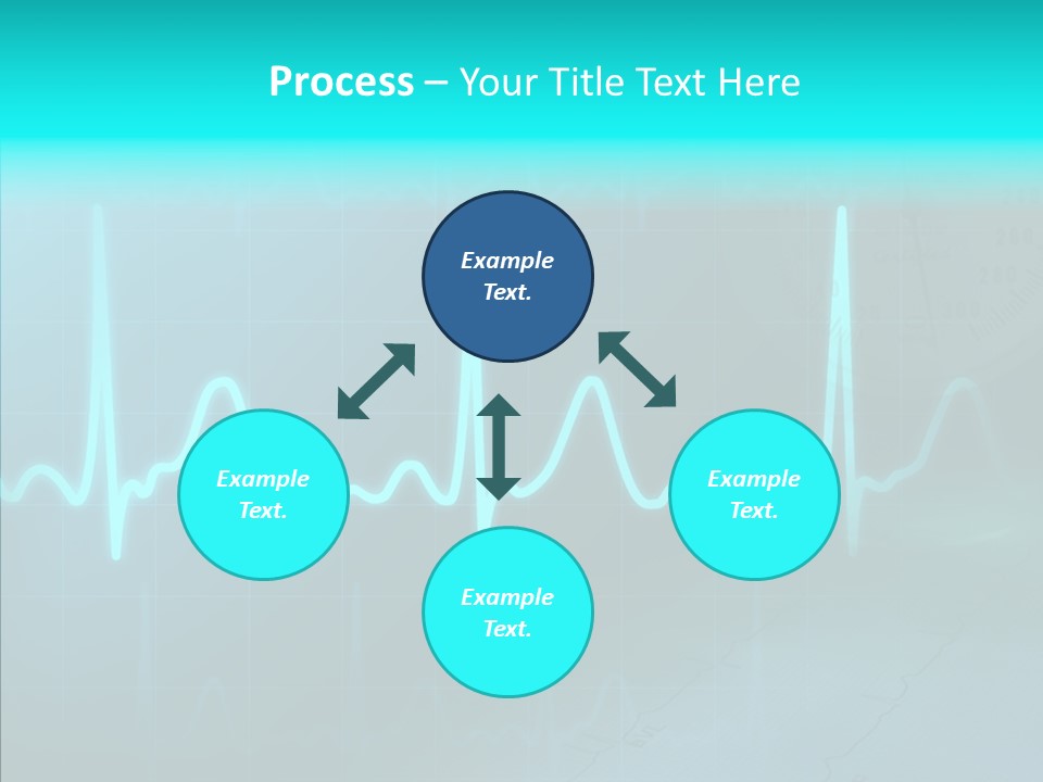 Frequency Analyze Ecg PowerPoint Template