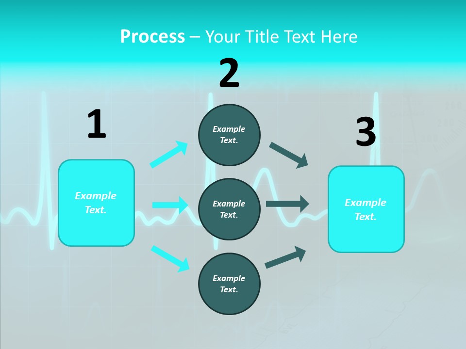 Frequency Analyze Ecg PowerPoint Template