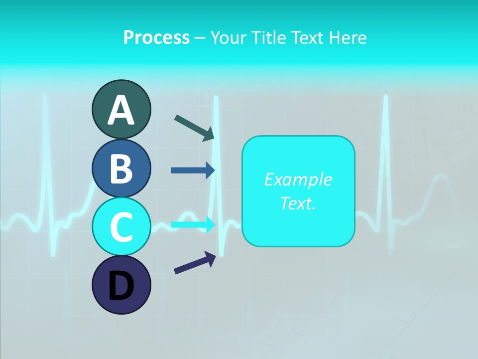 Frequency Analyze Ecg PowerPoint Template