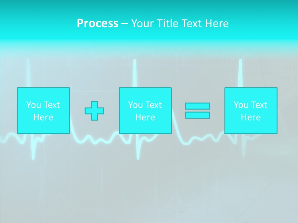 Frequency Analyze Ecg PowerPoint Template