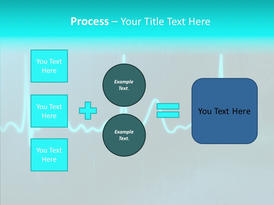 Frequency Analyze Ecg PowerPoint Template