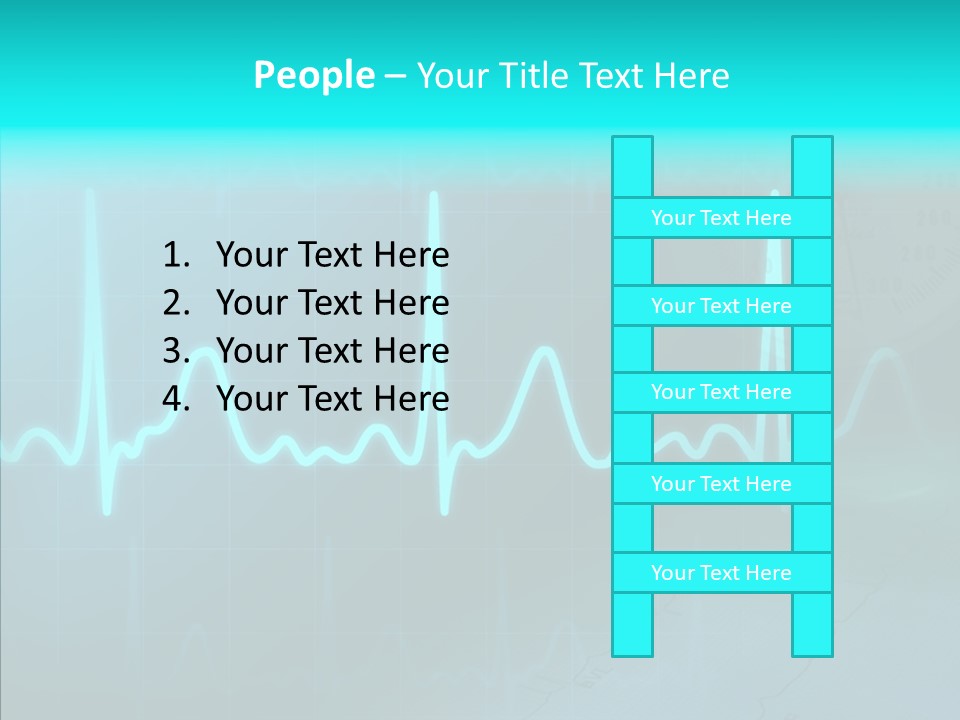 Frequency Analyze Ecg PowerPoint Template