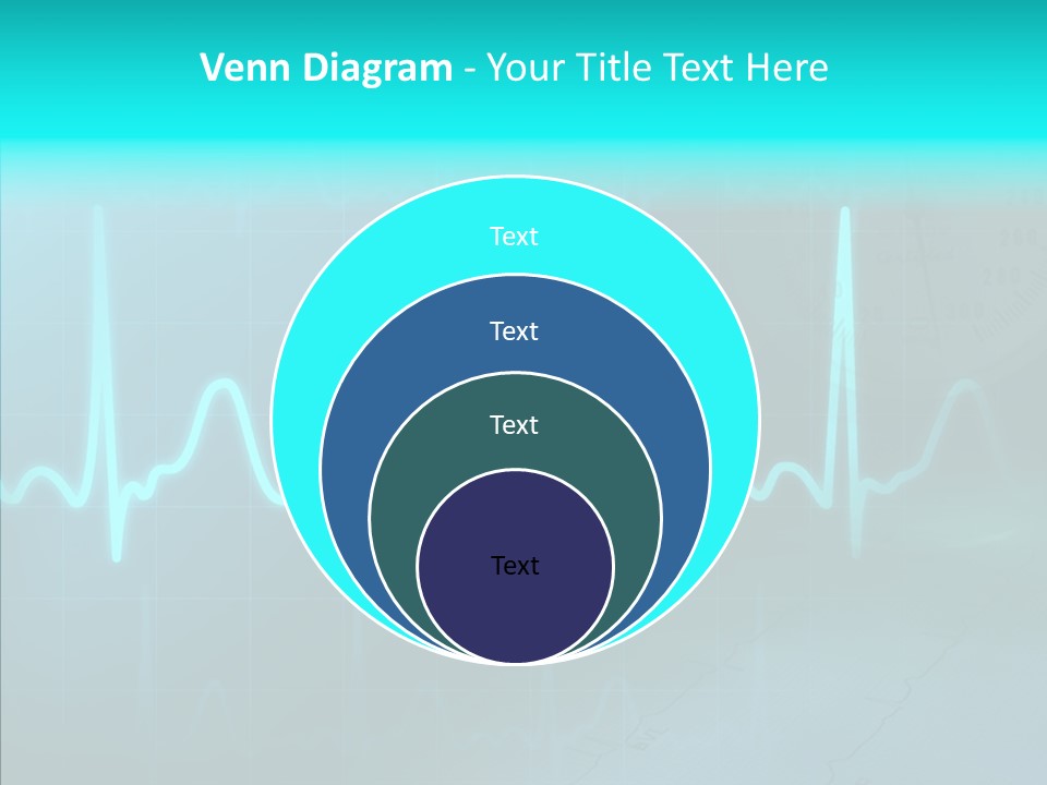 Frequency Analyze Ecg PowerPoint Template