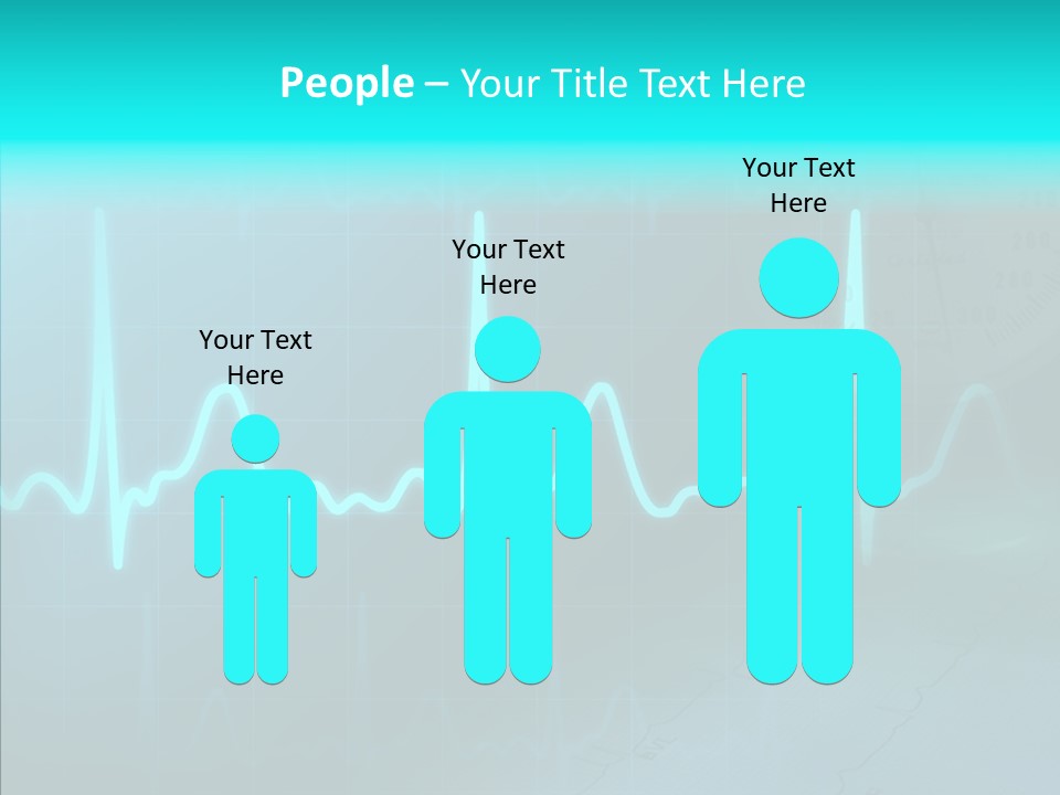 Frequency Analyze Ecg PowerPoint Template