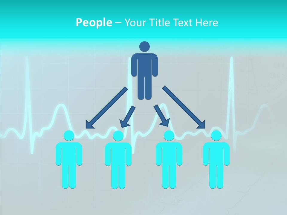 Frequency Analyze Ecg PowerPoint Template