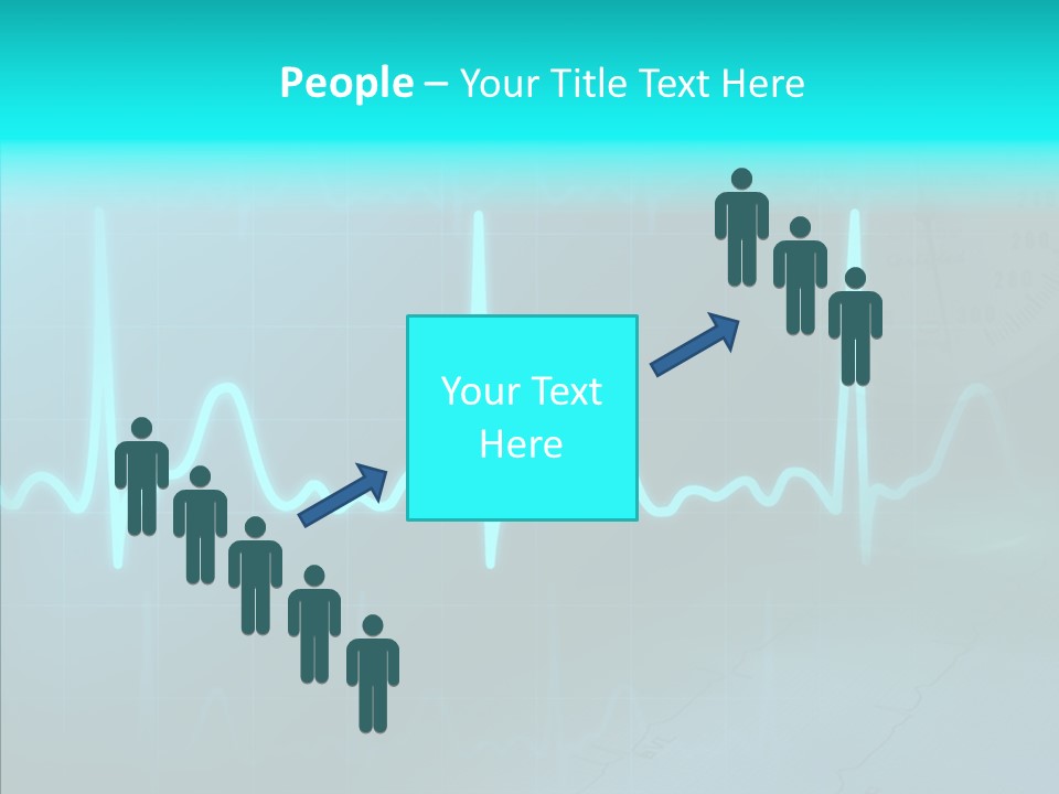 Frequency Analyze Ecg PowerPoint Template