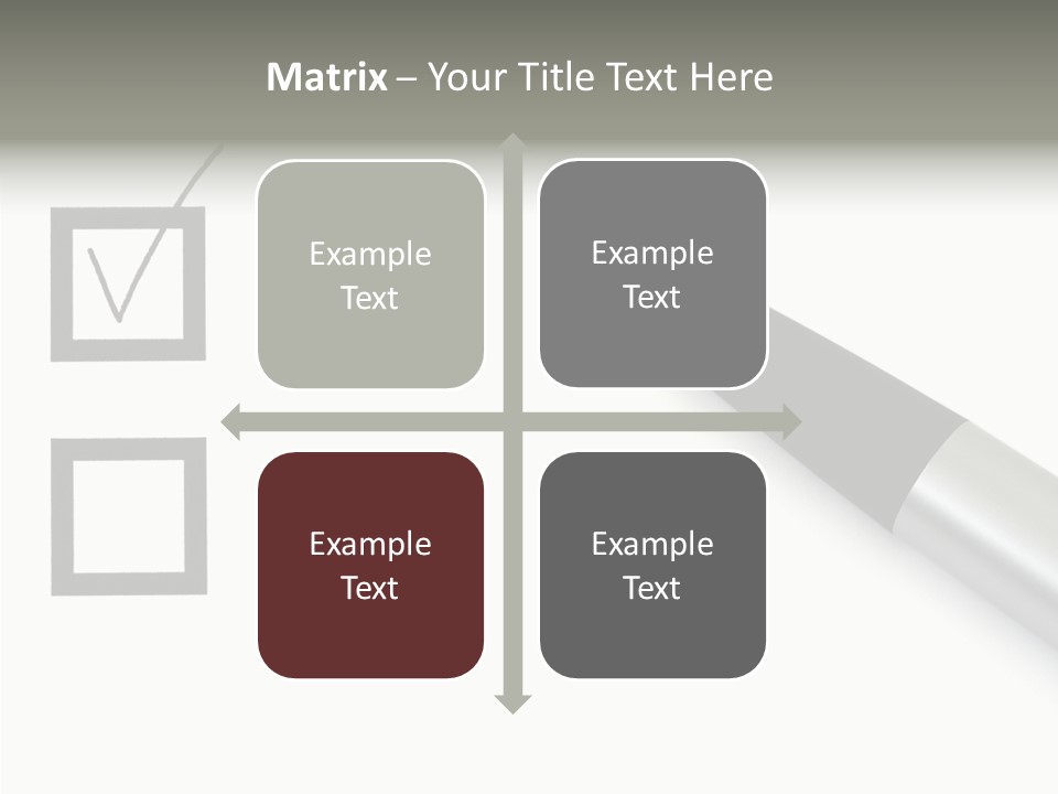 Abstract Agreement Paper PowerPoint Template