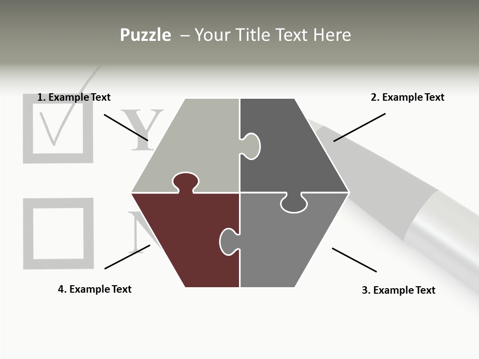 Abstract Agreement Paper PowerPoint Template