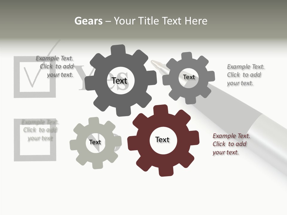 Abstract Agreement Paper PowerPoint Template