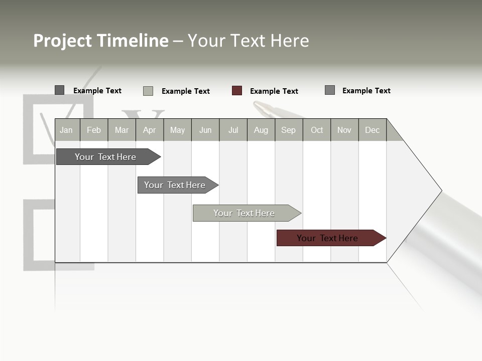 Abstract Agreement Paper PowerPoint Template