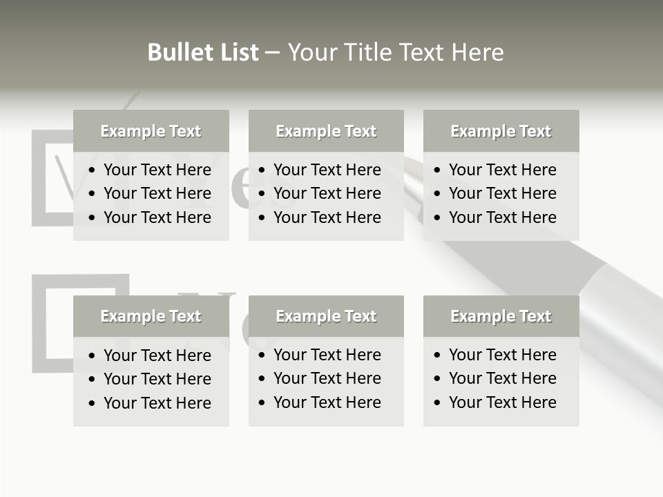 Abstract Agreement Paper PowerPoint Template