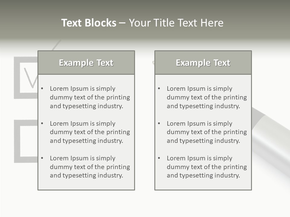 Abstract Agreement Paper PowerPoint Template