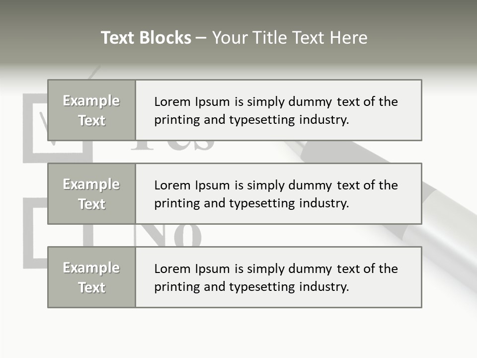 Abstract Agreement Paper PowerPoint Template