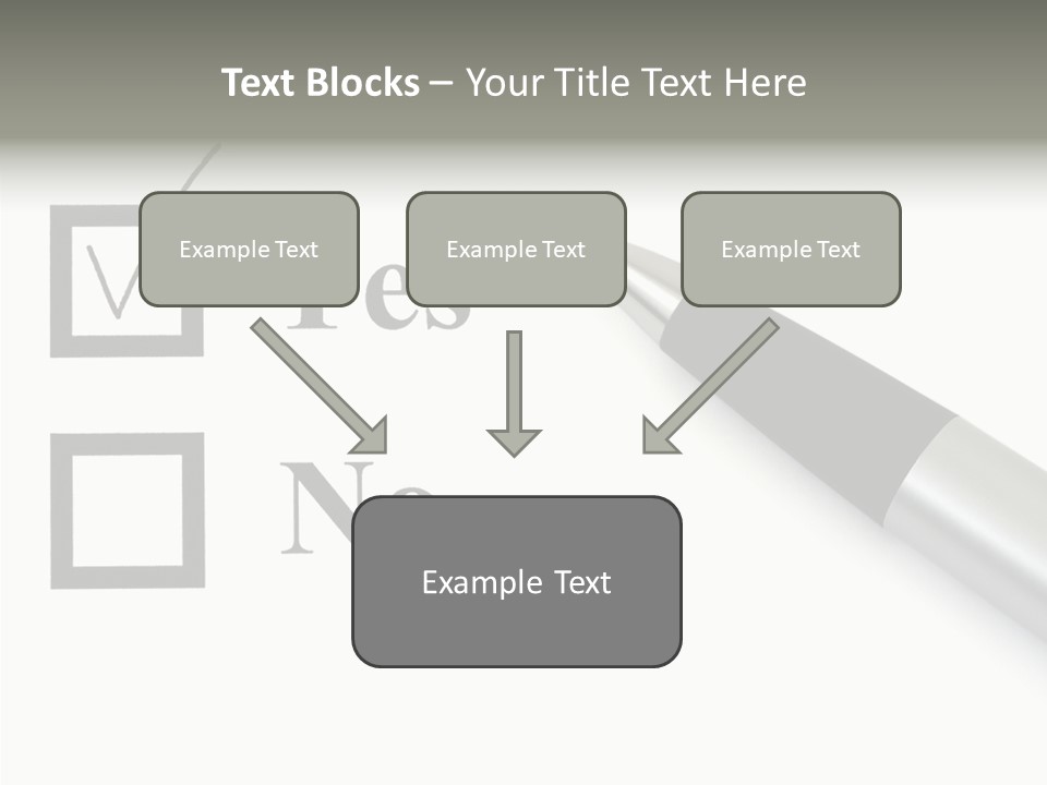 Abstract Agreement Paper PowerPoint Template