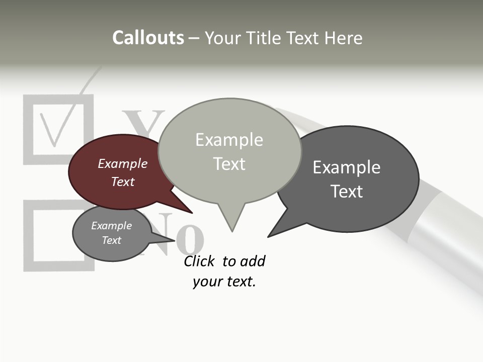 Abstract Agreement Paper PowerPoint Template