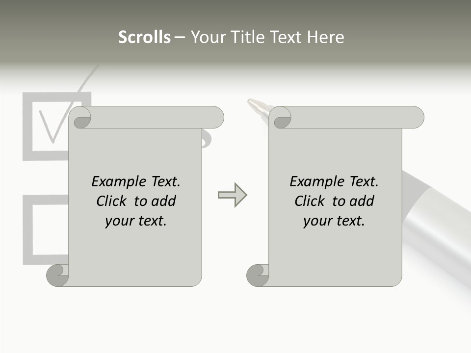 Abstract Agreement Paper PowerPoint Template